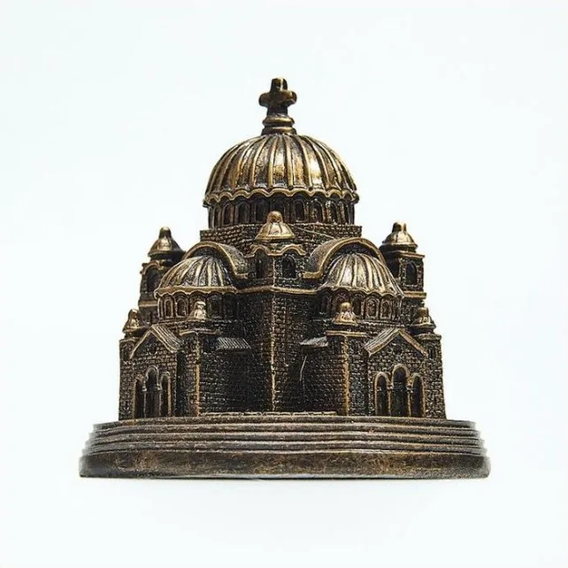 Temple of Saint Sava figurine – bronze