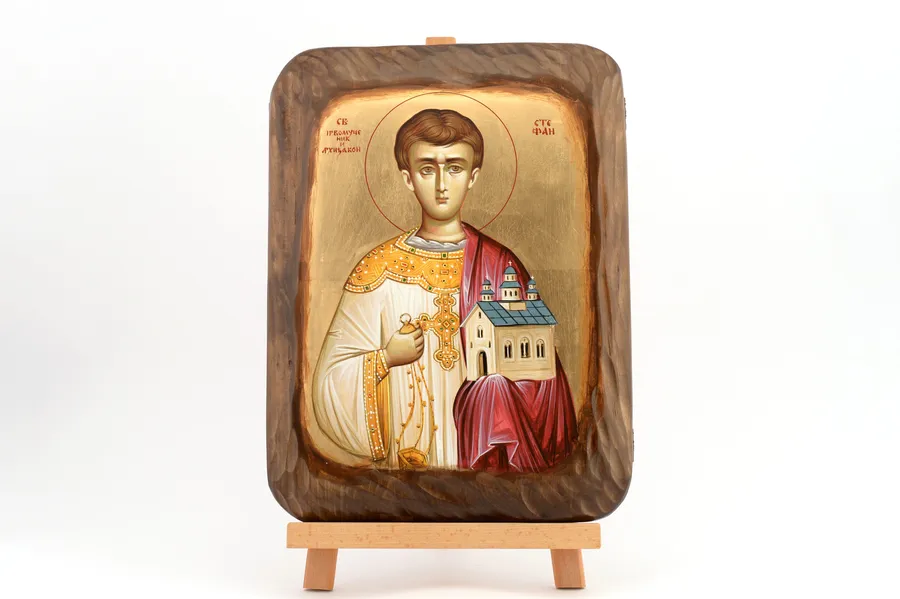 Писаная икона Св. Стефана