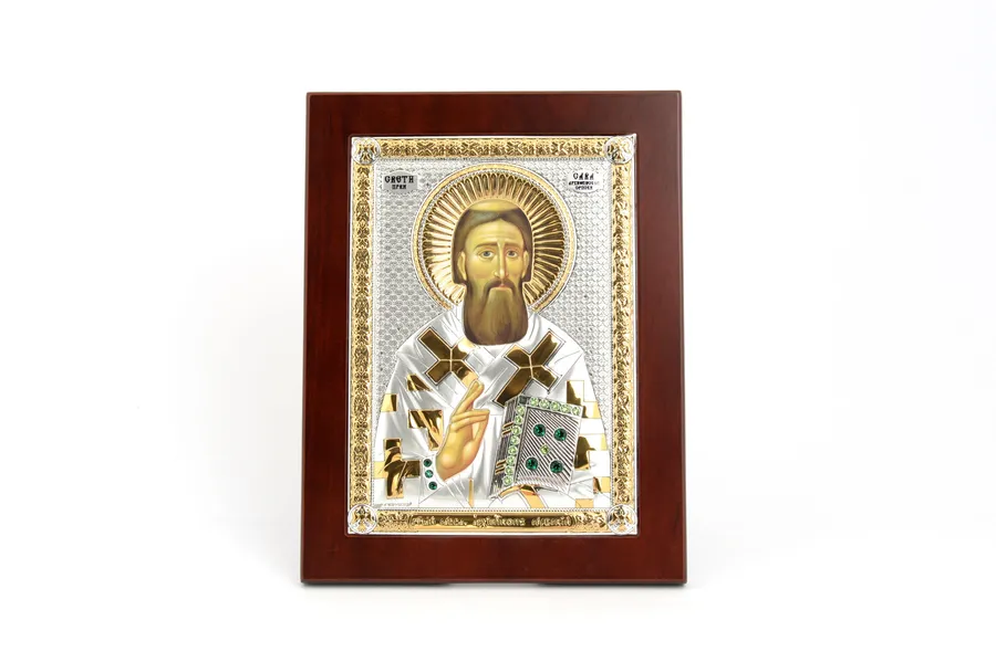Sv.Sava posrebrena ikona