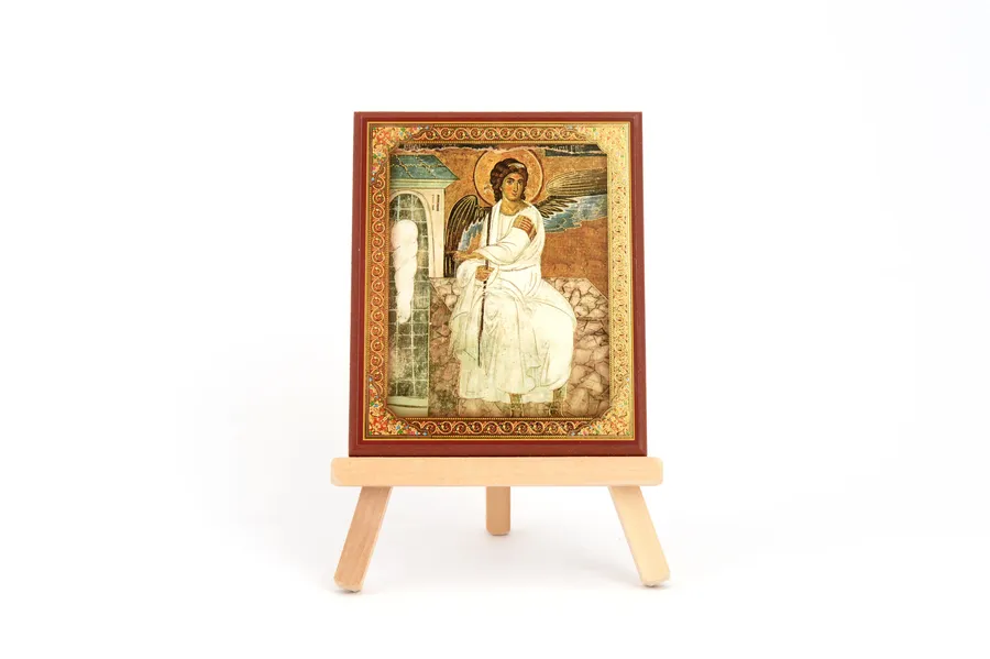 Mounted Icon – White Angel