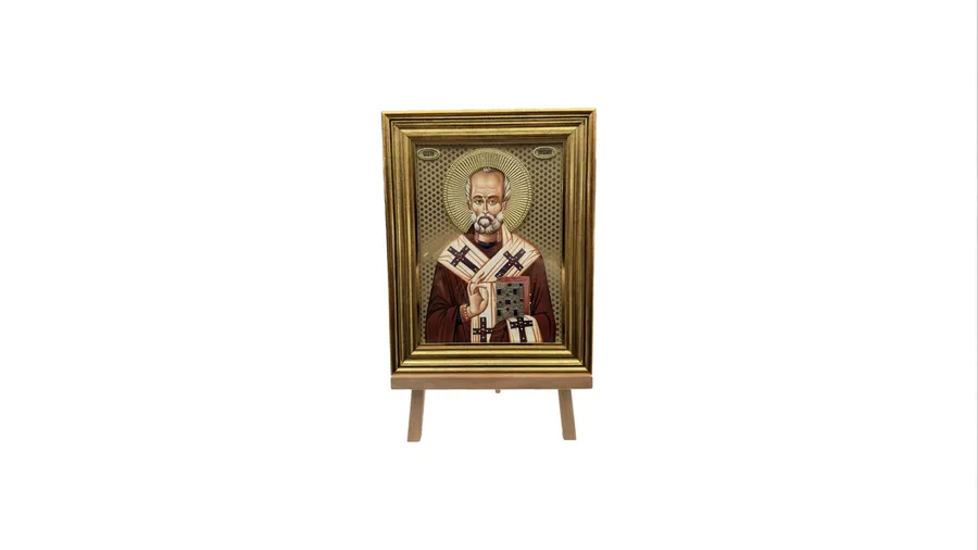 Gerahmte Ikone – Hl. Nikolaus