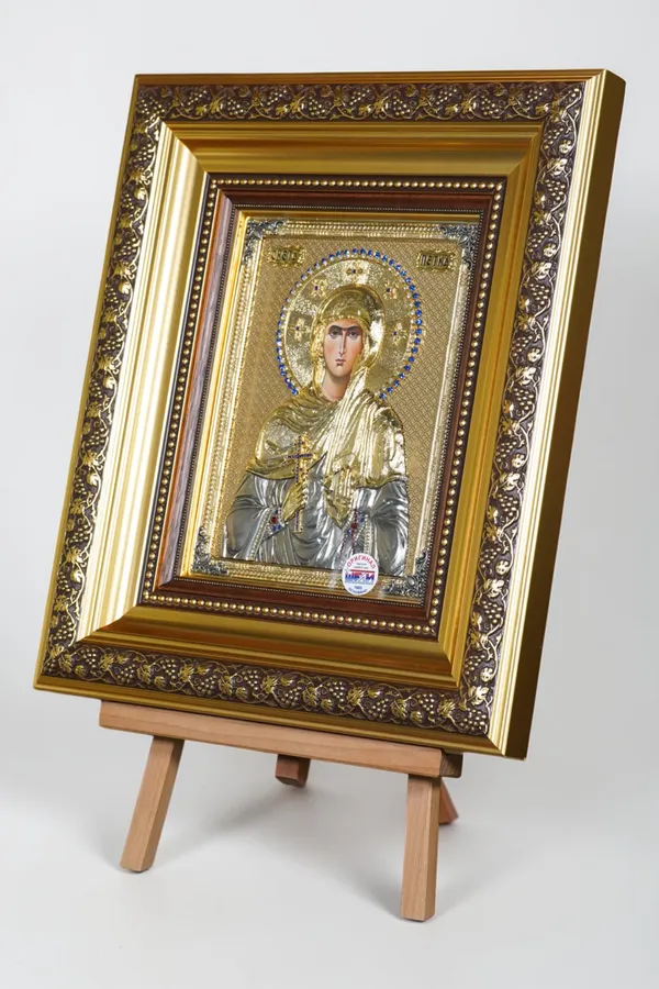 Литая металлическая икона Св. Параскевы Пятницы (Петки)
