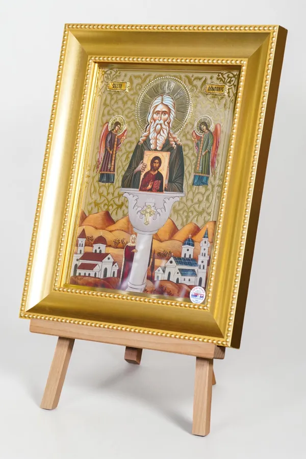 Настенная икона для славы: Св. Алипий Столпник