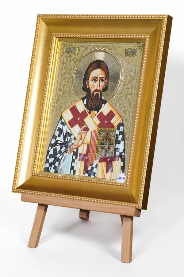 Настенная икона для славы: Св. Савва Сербский