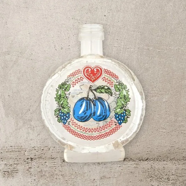 玻璃扁酒壶 100 ml