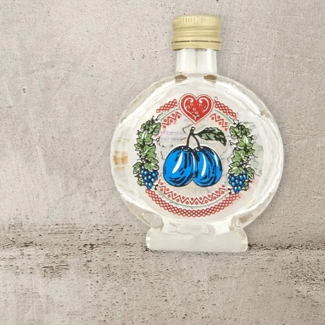 玻璃扁酒壶 50 ml