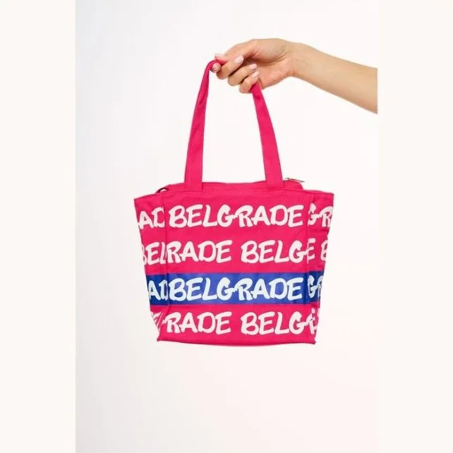 Bag 25 × 25 cm – Belgrade, pink