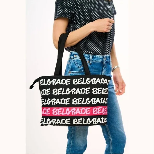 Bag 38 × 30 cm – Belgrade, black